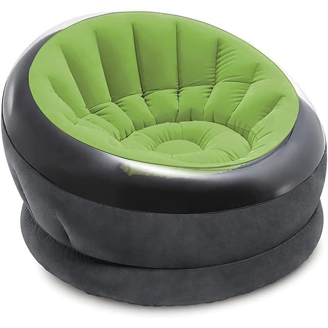 Intex Empire Inflatable Chair, Classic Green Velvet, Model 68582