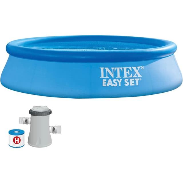 Intex Multicolour Easy Set Pool with Krystal Clear Filter Pump - 28108