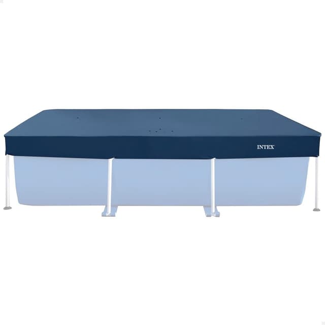 Intex Multicoloured 2.6m x 1.6m Rectangular Pool Cover with Drainage Holes - 6941057423081
