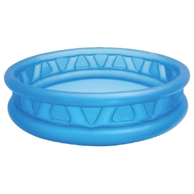 Intex Soft Side Kiddie Pool - Durable PVC Construction, 666 Liters Capacity, Model 58431