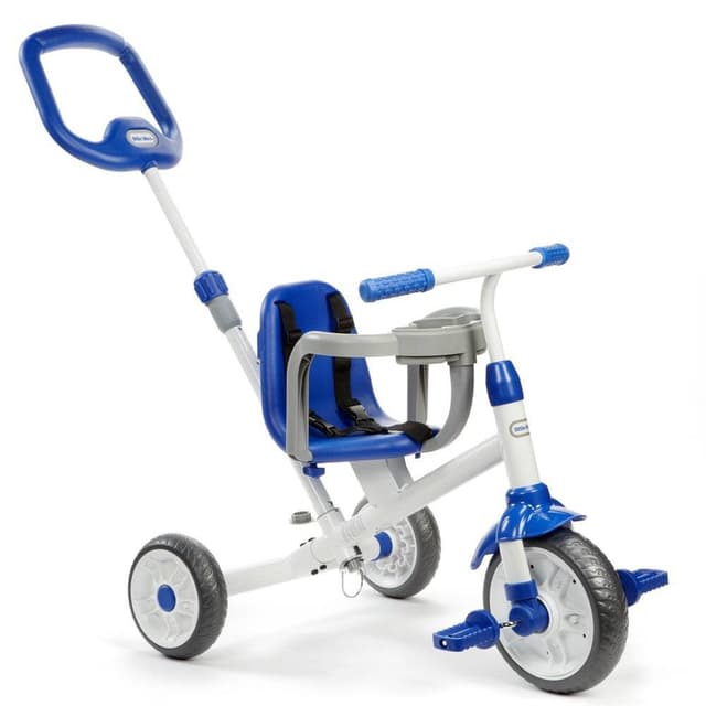 Little Tikes Ride and Learn 3 in 1 Trike with Parent Handle Adjustable Seat and Storage Bucket for Toddlers - Model LIT-642784