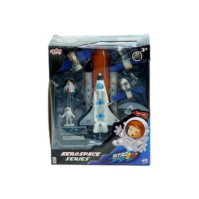 Nitro2Go Die Cast Metal Aerospace Series Toy Set for Kids with Realistic Design and Durable Build, N2G-698058