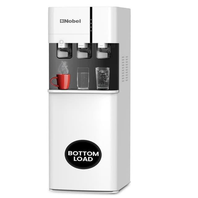 Nobel Bottom Loading Water Dispenser 3 Taps White NWD800BL