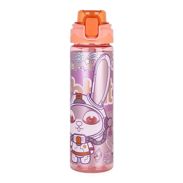 Nova Kids Water Bottle 700ml with Straw Orange NKPWB700OR