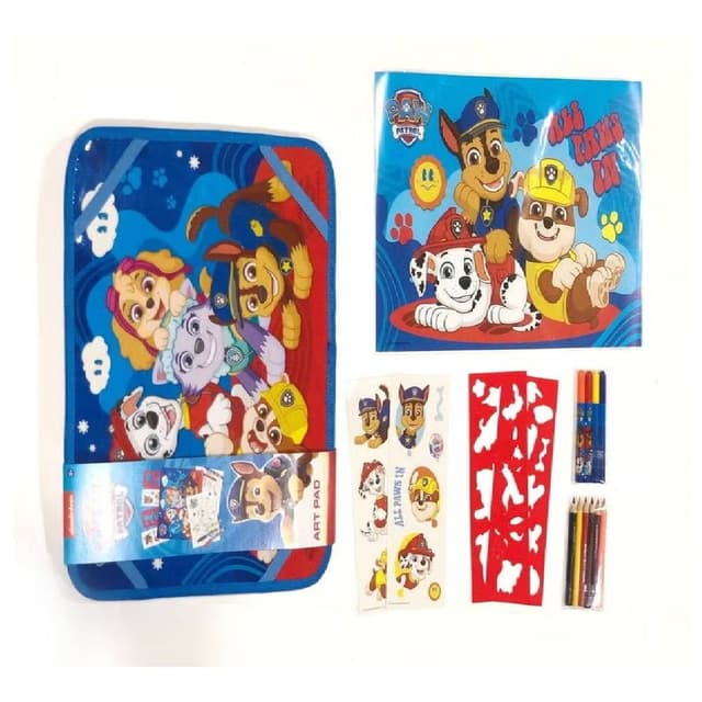 Paw Patrol Art Pad with Coloring Pages Stickers and Drawing Fun for Kids - FK-TT30235