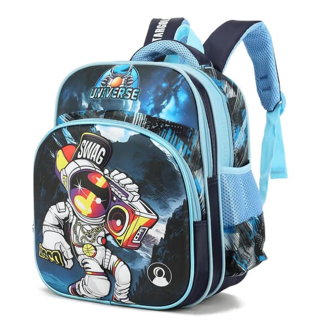 STARGOLD Colorful And Fun Kids Backpack, 3D Cartoon Design, Lightweight And Durable 12 Inch, 31 x 25 x 17 cm - SG-BP221 Blue 3