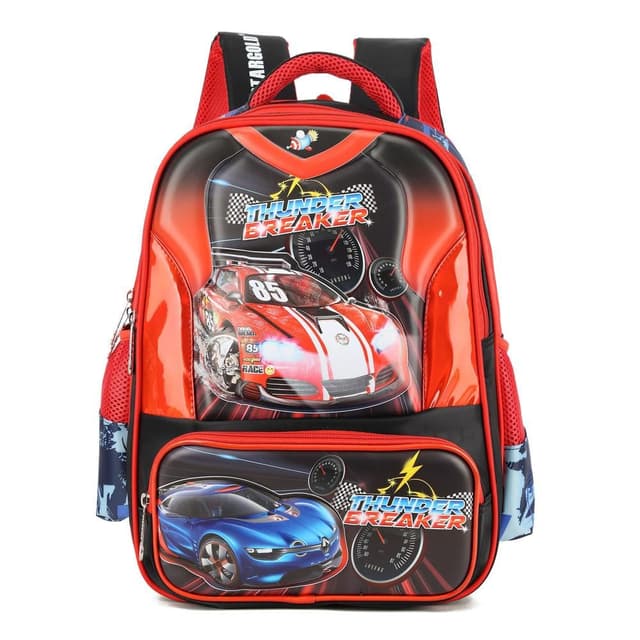 STARGOLD Premium Large Kids Backpack 16 Inch- 3D Cartoon And Hero Design, 41 x 31 x 25 cm - SG-BP223 Black 2