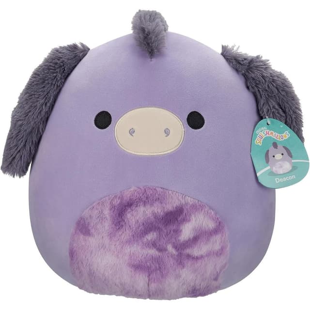 Squishmallows 12-Inch Deacon the Purple Donkey Plush Toy – Super Soft, Medium Size, Cuddly Collectible – SQCR05425