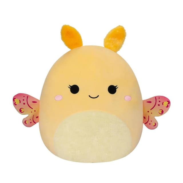 Squishmallows 20-Inch Yellow Moth Jumbo Plush Toy – Ultra Soft and Cuddly, Vacuum Packed – SQCR02422