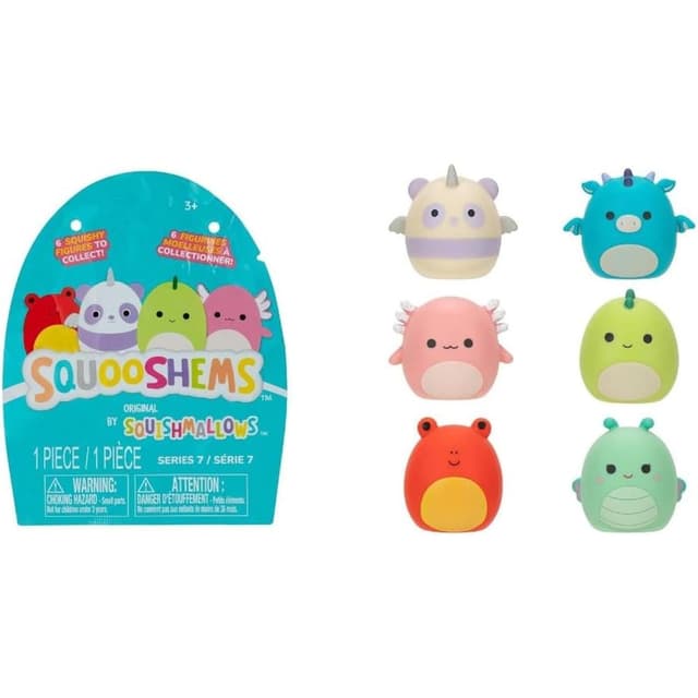 Squishmallows Squooshems 2.5 inch - Assorted Series 7 Friends and Fantasy Squad - SQSS00009