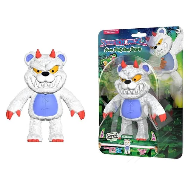 Stretchapalz 14cm Characters - Glow Evil Gang Series - Stretchy and Squishy Glow-in-the-Dark Toys - Assorted - 137631