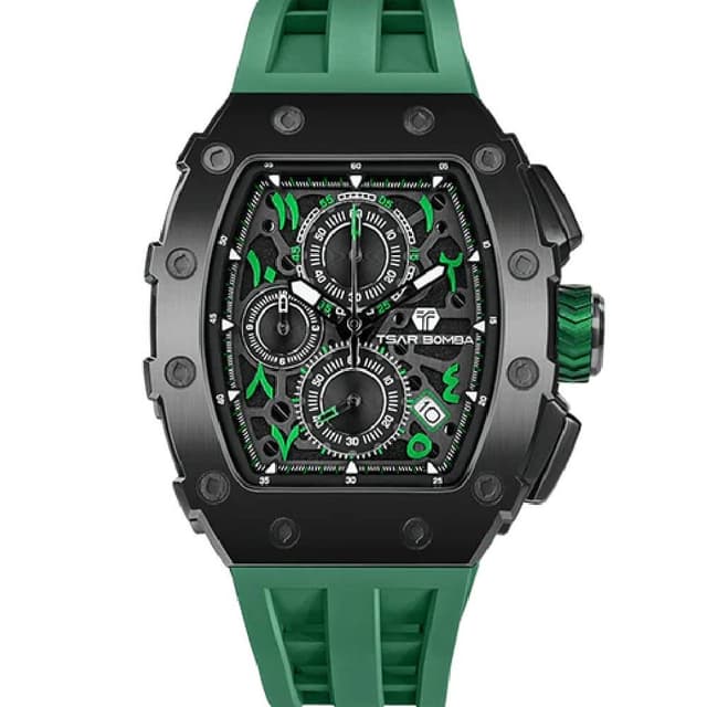 Tsar Bomba Arabian Legacy Dual-Bezel Quartz Chronograph Watch - TB8204QA-06