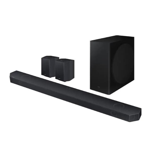 Samsung HW-Q930D-ZN 9.1.4CH Wireless Dolby Atmos Soundbar, Home Theater System with Rear Speakers Subwoofer Q Symphony SpaceFit Sound Pro SmartThings WiFi Bluetooth HDMI 4K System