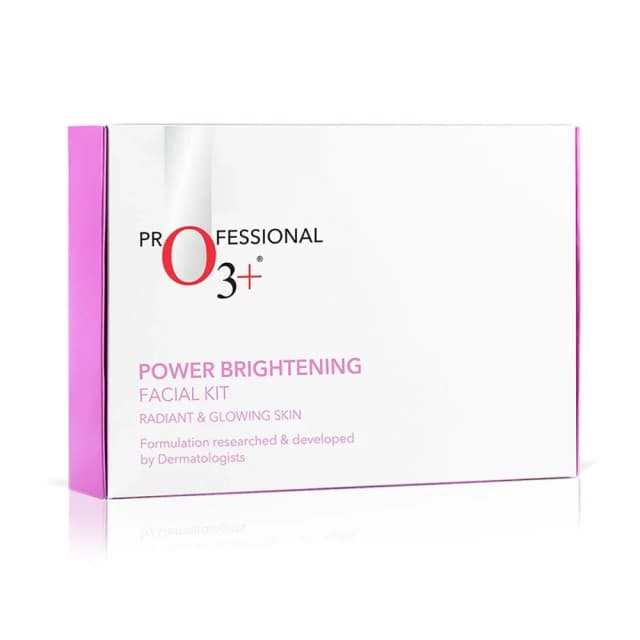 O3+ Power Brightening Facial Kit - 5-Piece Set for Radiant and Glowing Skin