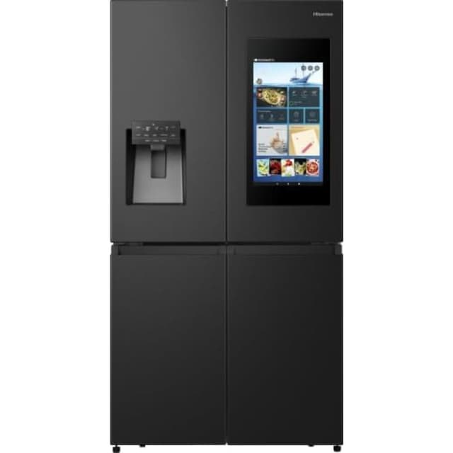 Hisense 760L 4 Door Refrigerator Freezer with Ice and Water Dispenser Frost Free Premium Black RQ760N4IF1