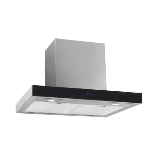 Zen Flat Chimney Hood 60cm, Stainless Steel Inox, Digital Touch Panel, Kitchen Cooker Hood - ZE-ZTHC60