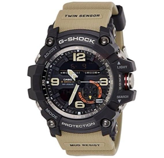 Casio Mens Mud master Analog Black Dial Casual Watch Watch - GG-1000-1A5DR