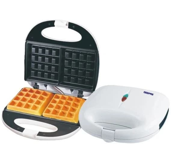 Geepas Non-stick Waffle Maker, Square - GWM676