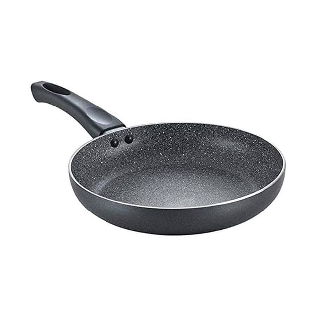 Prestige Safecook 32cm Non-Stick Frypan - Durable Aluminum Frying Pan with Ergonomic Handle - Black - PR22094-B
