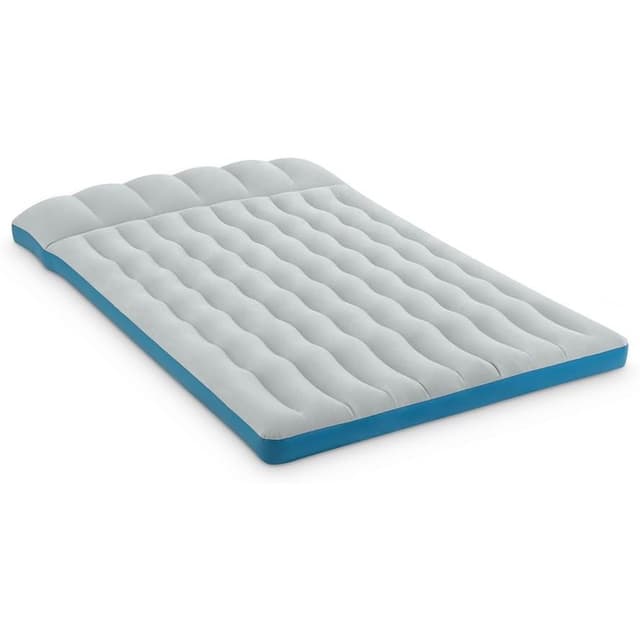 Intex Inflatable Camping Mattress - Durable Portable Outdoor Sleeping Solution with Soft Flocked Surface and Quick Inflation Valve - 67999