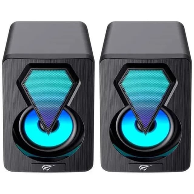 Havit Gaming Speaker Black SK210mini PRO Compact USB Powered Stereo RGB Desktop - SK210mini PRO