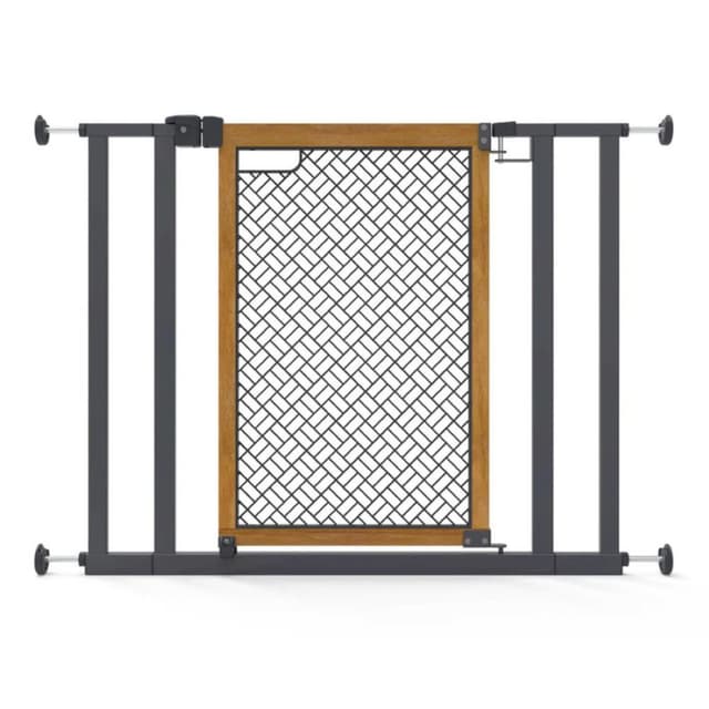 Summer by Ingenuity, Doorway 36S Baby and Dog Gate, Fits 28 to 36 Inch Wide, Pressure Mount, Honey Oak, Ages 6 to 24 Months, 27064A