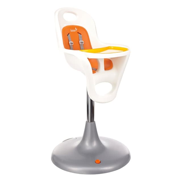 Boon Flair High Chair Tray Liner and Seat Pad, Customizable Chair Accessory, Orange, B10109