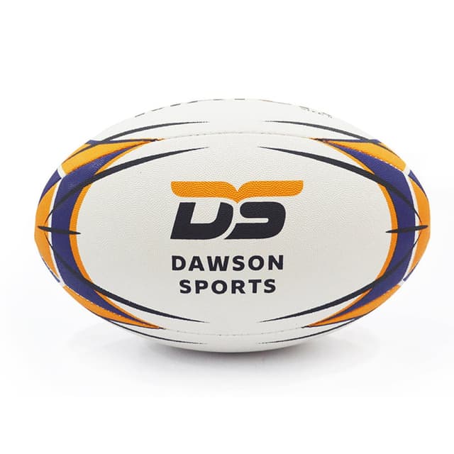 Dawson Sports - International Match Rugby Ball Size 5 Multicolor - Durable Training Ball for Kids Adults - Model 9-009-5