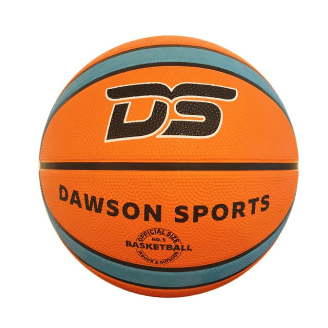 Dawson Sports - Rubber Basketball Size 5 Orange - Durable Training Ball for Kids Adults - Model 11-300-5