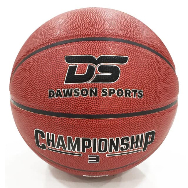 Dawson Sports - PU Championship Basketball Size 3 Brown - Durable Training Ball for Kids Adults - Model 11-302-3