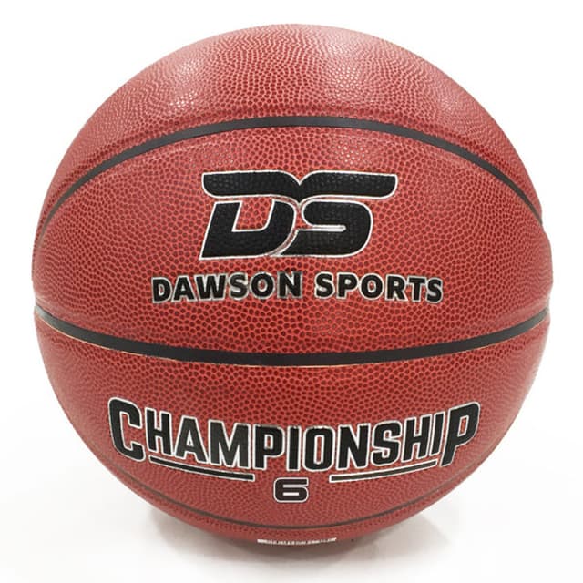 Dawson Sports - PU Championship Basketball Size 6 Brown - Durable Training Ball for Kids Adults - Model 11-302-6