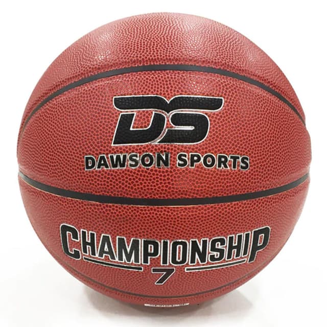 Dawson Sports - PU Championship Basketball Size 7 Brown - Durable Training Ball for Kids Adults - Model 11-302-7