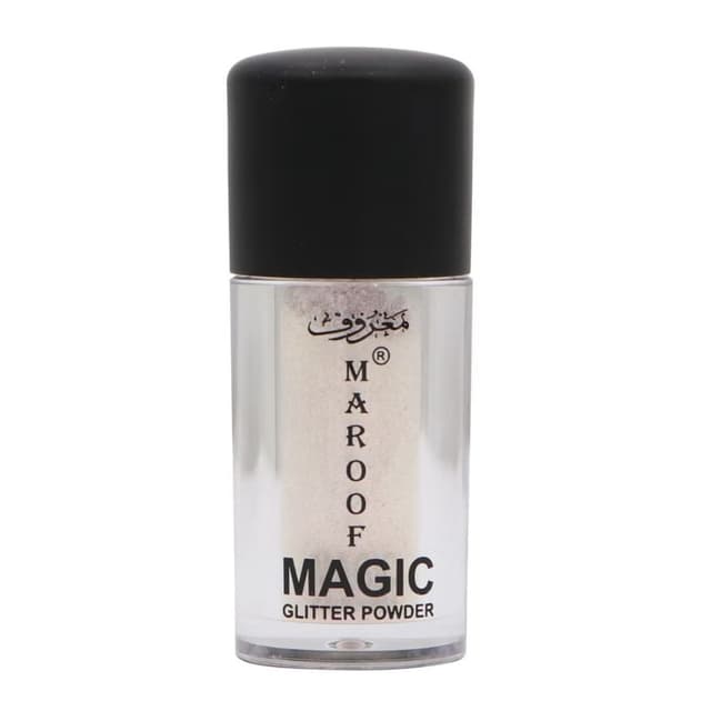 Maroof Magic Glitter Powder - 08 Lavender - Fine Cosmetic Glitter, Multi-Use, For Eyes, Face & Body Art