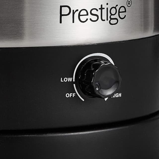 Prestige Multi Purpose Kettle S-Steel 1.2 Ltr - Electric Kettle for Home and Office Use - Fast Boiling Stainless Steel Body - PR54935