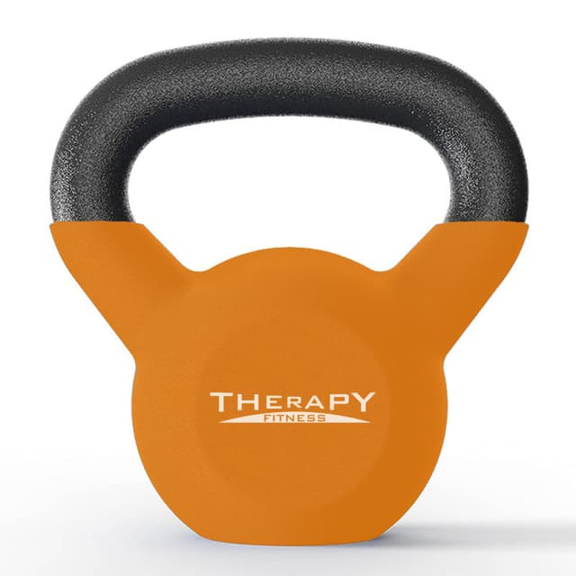 Therapy Fitness - Neoprene Kettlebell 8 KG Orange - Durable Fitness Sensory Training Toy - Model 12-615-8