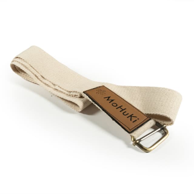 Mohuki - Yoga Strap Organic Cotton Cream - Durable Fitness Sensory Training Toy - Model 12-024-1