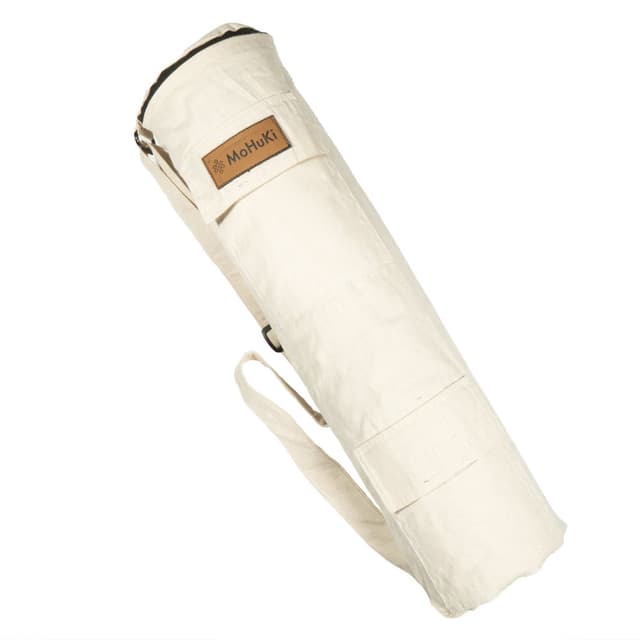Mohuki - Yoga Mat Bag Canvas White - Durable Fitness Sensory Training Toy - Model 12-026-1