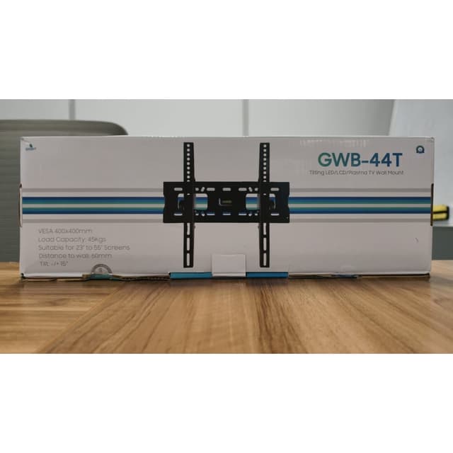Grabit - Wall Mount Bracket for 23-55 inch TVs - Tilt - Black - GWB-44T