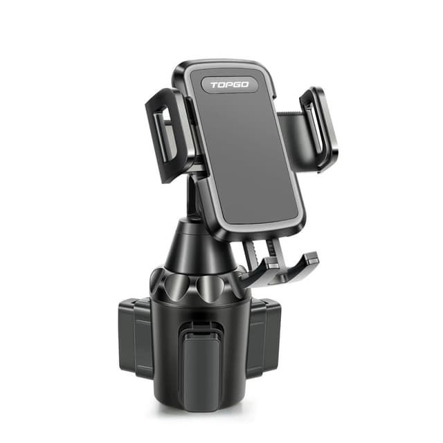 Topgo Cup Holder Phone Mount DK1 Adjustable 360° Car Mount Fits Cup Holders Secure Grip Design - X0028NJWSJ