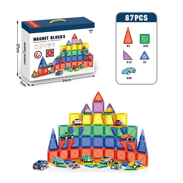 Hyperion Diy Magnetic Block 87pcs - HD121A