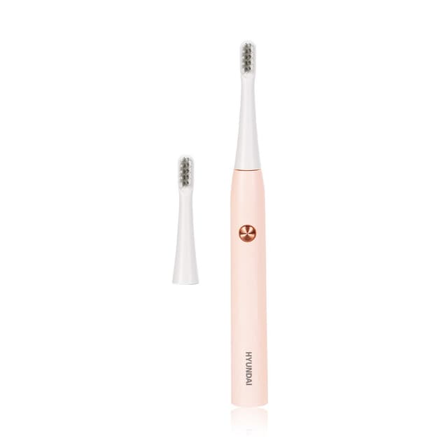 Hyundai Electric Toothbrush Pink Rechargeable Sonic Toothbrush With Multiple Cleaning Modes - OC-012-PK