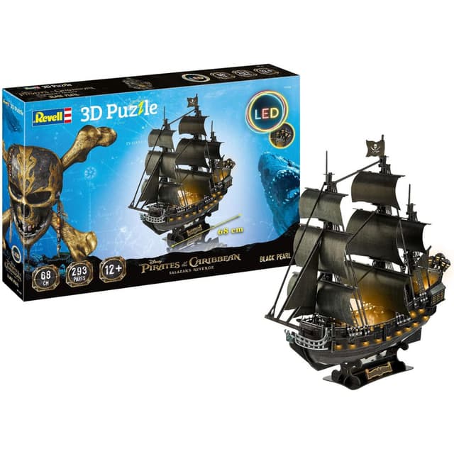 Revell 3d Puzzle Black Pearl Led Edition - 155