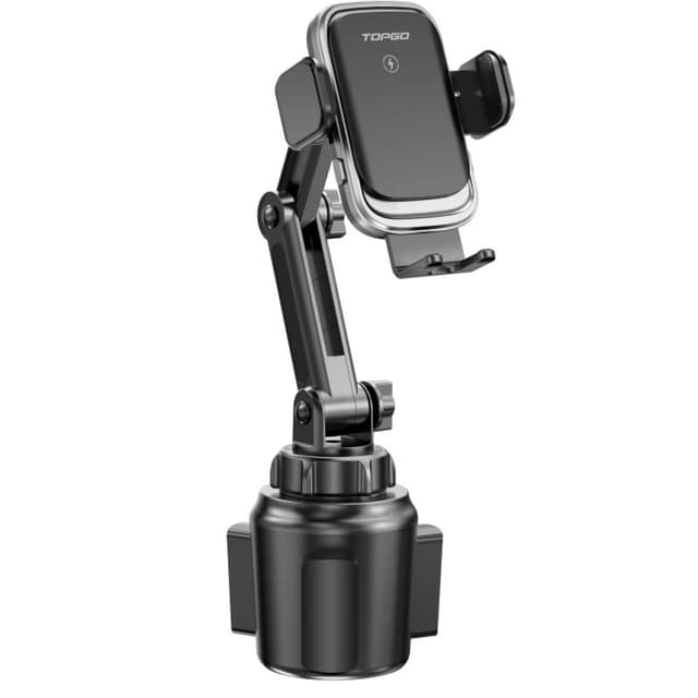 Topgo Car Charger Wireless Charger WC01 Fast Charging Dual Coil Magnetic Mount For Smartphones - X0028EWC01