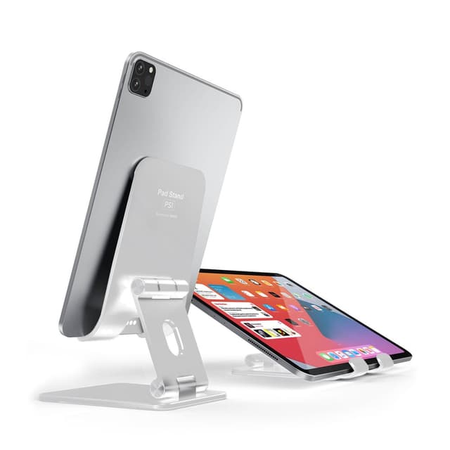 Topgo Foldable Tablet Stand PS1 Adjustable Angle Desk Mount For iPad and Tablets - X002YOYA8J