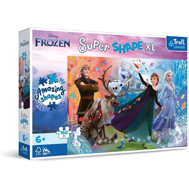 Trefl Puzzles - 160 Xl - Discover The World Of Frozen Disney Frozen Fsc Mix 70 - 50022
