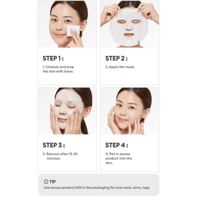 Missha Mascure 7-Day Skin Solution Sheet Mask Set - Complete Treatment Kit for Sensitive & Dry Skin