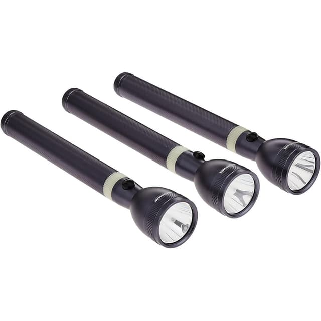 Olsenmark 4000mAh 3-In-1 Rechargeable LED Flashlight Black - OMFL2802