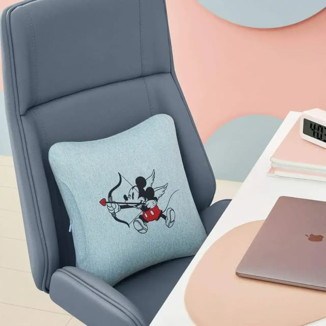 Rotai Disney Massage Pillow Compact Neck and Back Relaxation Cushion