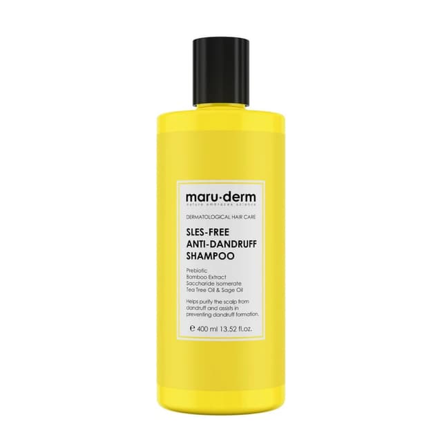 MaruDerm SLES-Free Anti-Dandruff Shampoo 400ml - Piroctone Olamine Formula