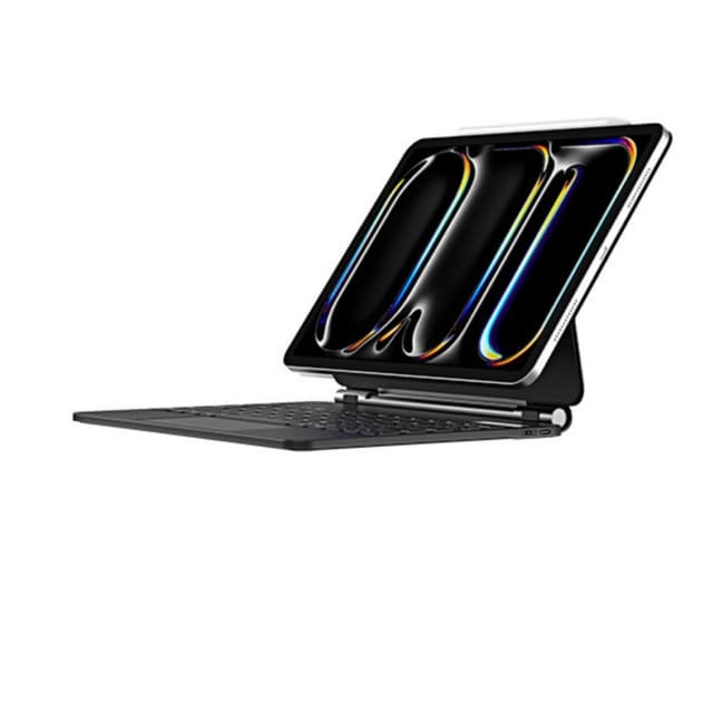 Infinyty Magnetic Keyboard Folio Case for iPad Pro 11 - English & Arabic Keys - Black - MK-40-CP